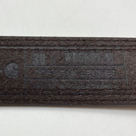 Carhartt Detroit WB 5507 Men’s Leather Belt SZ 38 Length 46”/44” Tan/Brown Color - Picture 11 of 11